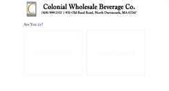 Desktop Screenshot of colonialbeverage.com